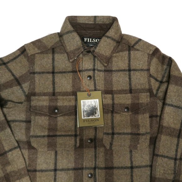 Filson Mackinaw Wool Jac Shirt Snap Button Men S - Picture 10 of 14
